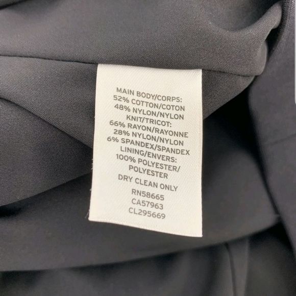 Classiques Entier Crew Neck Short Sleeve Jacquard Shift Dress Size Large #021 - Picture 4 of 6